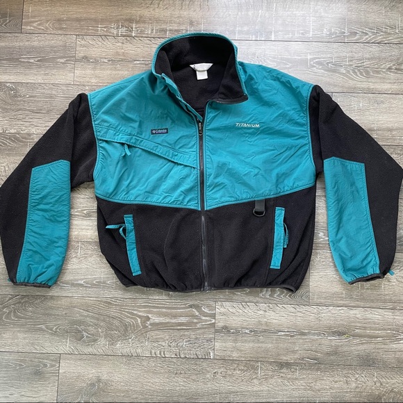 Columbia Other - Vintage Columbia titanium jacket fleece nylon 90s